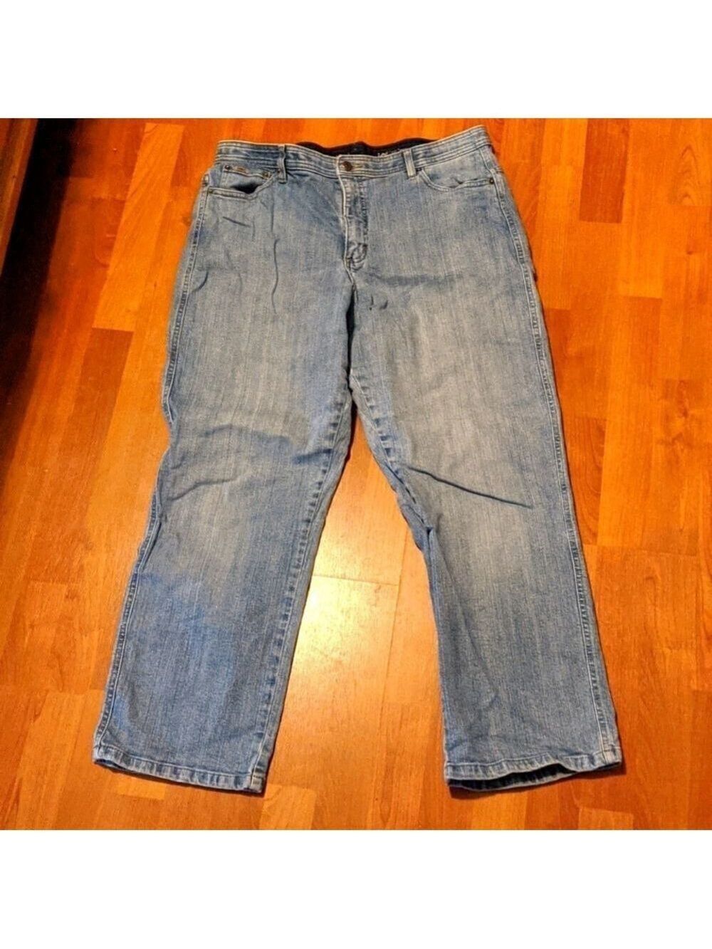 Lee Jeans Light Wash Stretch Denim 18 Short
